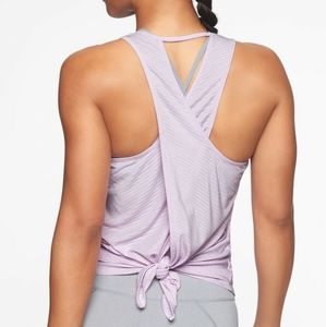 Athleta essence tie back top